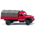 Wiking 034505 H0 Udrykningskøretøj model Hanomag Brandvæsen L 28 lastbil til bil