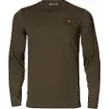 Härkila Forest Hunter L/S t-shirt Hunter Green/Shadow Brown M