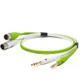 Neo Oyaide d + TXM klasse B (1/4TRS til XLR mann) 1 meter