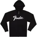 Fender Transition Logo Zip Front Hoodie Black L