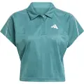 Adidas Stadium 3 Stripes Tennis Inspired Jacquard Polo Kortarmet T-skjorte