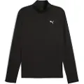 Puma VELOCITY CLOUDSPUN Running Quarter-Zip Top Men, Clothing, Black, 3XL