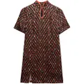 Superdry Mandarin Jacquard Kort Kjole