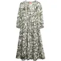 Superdry W8012029a 3/4 Ermet Midi-kjole