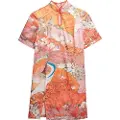 Superdry Mandarin Jacquard Kort Kjole