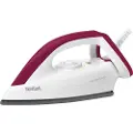 Tefal EasyGliss FS4030, Tørr-strykejern, Durilium strykesåle, 1,8 m, Burgunder, Hvit, 1200 W, China