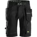 Snickers shorts med hylsterlommer, 6904 FlexiWork sort, str. 56