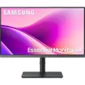Samsung Essential S4 S24F434UAU - S43UF-serien - LED-skjerm - 24 - 1920 x 1080 Full HD (1080p) @ 100 Hz - IPS - 300 cd/m² - 1000:1 - 5 ms - HDMI, DisplayPort, USB-C - svart