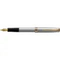 Parker Fountain Sonnet Stainless Steel M Schw Fyllepenn