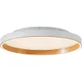 QAZQA Design taklampe hvit med tre 60 cm inkl. LED 3-trinns bryter - Ingo
