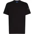 Karl Lagerfeld for man. A3M17003 T-shirt with black patch and logo (L), Casual, Short sleeve, Organic Cotton, Sustainable