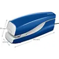 Leitz Large - Elektrisk stiftemaskin - 20 ark / 2 mm - 24/6, 26/6 - plast, metall - blå