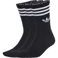 Adidas Originals 3S Crew S 3P Socks svart