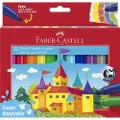 Faber-Castell Jumbo, 12 farger, Flerfarget, Projektil spiss, Rund, Barn, 12 stykker