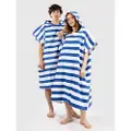 Blue Tomato Terry Stripes Poncho blå