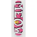 Meow Skateboards Logo Pink 7.75" Skateboard Deck mønster