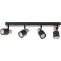 Brilliant Pini 10147/76 Loftsbelysning GU10 Sort, Træ