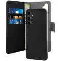 Puro Samsung Galaxy S23 FE Puro 2-i-1 Magnetisk Lommebok-deksel - Svart