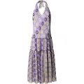 Pepe Jeans for woman. PL953773 Lilac Loney dress (XL), Casual, Purple, Polyester, Sleeveless / Straps