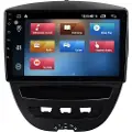 No name Citroen C1 2005-2014 Android Fr10 4/64 Rds1 To 207t Kiso Bilradio Med Skjerm