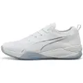 Puma Eliminate NITROâ¢ 4 Handball Shoes Unisex, Shoes, White/Silver, 42