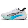 Puma Darter Pro Running Shoes, Sport, White/Black/Mint Melt, 42.5