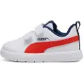 Puma Courtflex V3 Sneakers Toddlers, Shoes, White/Fierce Red/Persian Blue, 24