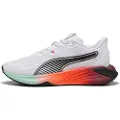 Puma PWR Hybrid Training Shoes, Shoes, White/Glowing Red/Ruby Shimmer, 45