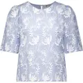 Object Mya Kort Ermet Bluse