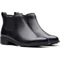 Clarks Shoes for woman. 26178715 Havisham leather ankle boots black (37.5), 1 to 3 cm, None, Casual
