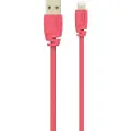 Sinox PRO Lightning-kabel med original Apple-brikke. 2 m, rosa, 2 m, Lightning, USB A, hannkontakt, hannkontakt, rosa