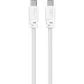 Sinox PRO USB C-kabel. 1 m, hvit, 1 m, USB C, USB C, USB 3.2 Gen 2 (3.1 Gen 2), 10 Gbit/sek, hvit