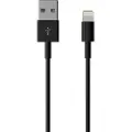 Sinox Lightning kabel. 2m. Sort