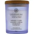Chesapeake Bay Scented candle with wooden lid - Lavender Thyme