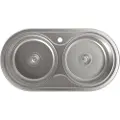 CATA 2604209 85x45 Cm Dobbel Vask