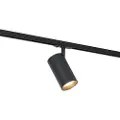 QAZQA Moderne spotlight svart for 1-fase skinnesystem - Iconic Mark