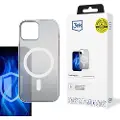 3MK Frosty Mag White Apple Iphone 14 Telefondeksel