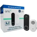 Arlo Video Doorbell 2K (2nd Generation) - Smart dørbjelle og ringeklokke - med kamera - trådløs - Wi-Fi - 2.4 Ghz