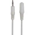 Sinox beslag Sinox CTI6053, 3,5 mm, hannkontakt, 3,5 mm, hunnkontakt, 3 m, hvit
