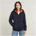 G-Star for woman. D25191-D713-3873 Light Weight Hooded Padded Jacket navy (XS), Casual, Sustainable, Recycled nylon