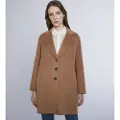 Marella for woman. 2423016041200 Brown Won Coat (40), Casual, Wool