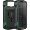 4smarts TitanPack Solar Power Bank - Green Nødlader - Grønn - 20000 mAh
