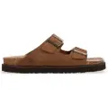 Genuins for man. G106233 Brown Hawaii Leather Sandals (41), Flat, None, Casual