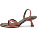Neosens for woman. 331681188003_006 Leather sandals S3168 Godello orange (40), 1 to 3 cm, None, Casual