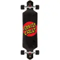 Santa Cruz Classic Dot 9.0 X 36 Drop Thru Cruiser Skateboard