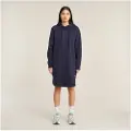 G-Star for woman. D25913-A971-C423 Logo Hooded Sweatshirt Dress (S), Casual, Cotton, Sustainable, Navy