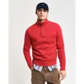 Gant for man. 2068028 Sacker Rib half-zip sweatshirt red (4XL), Casual, Cotton