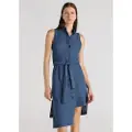 Victorio & Lucchino , V&L for woman. 340458143 Denim sleeveless short dress blue (S), Casual, Cotton, Sleeveless / Straps
