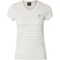G-Star Stripe Eyben Slim 2.0 Kort Ermet V-hals T-skjorte