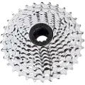 Microshift R9/MARVO-kassett, 9-trinns, stål, Shimano-kompatibel, 11-13-15-17-19-21-24-28-32, nikkel (NY)